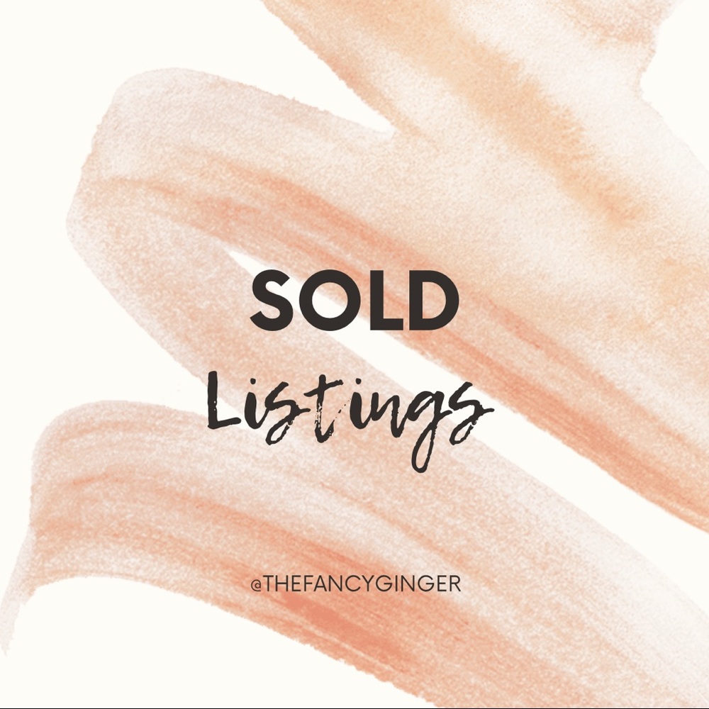 ALL ITEMS BELOW ARE SOLD
